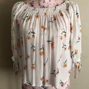 One Clothing LA floral blouse